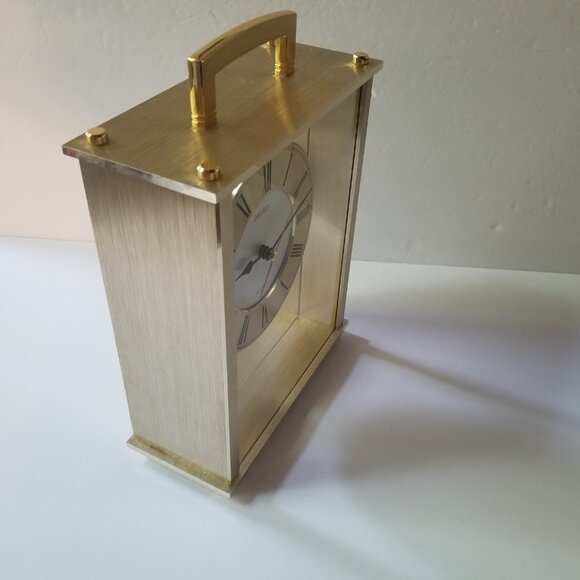 Vintage Seiko Quartz Mantle Clock - Picture 3 of 6
